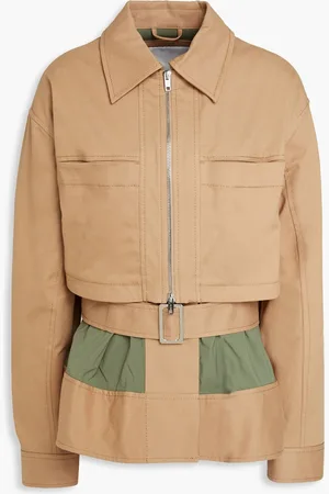 3.1 Phillip Lim Layered cotton-blend twill jacket - Neutral - L