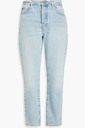 Frame Le Mec high-rise straight-leg jeans - Blue - 25