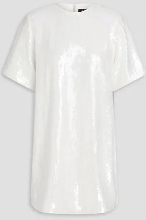 THEORY Sequined satin mini dress - - S