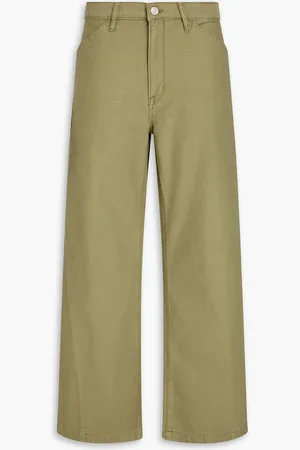 Frame High-rise wide-leg jeans - Green - 27