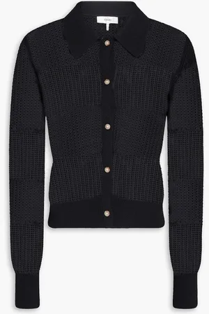 Frame Crochet-knit cardigan - - L