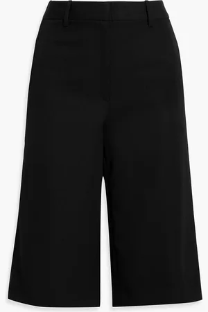 NILI LOTAN Erza wool-crepe shorts - - US 00