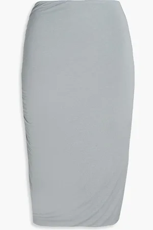 James Perse Ruched jersey skirt - - 0