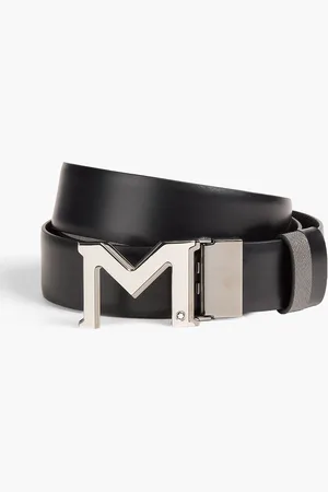 Montblanc Leather belt - - ONESIZE