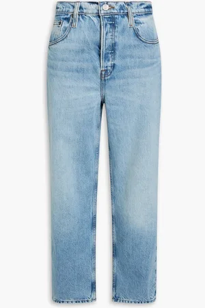 Frame Le Slouchy low-rise straight-leg jeans - Blue - 29