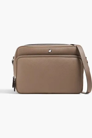 Montblanc Textured-leather shoulder bag - Neutral - OneSize
