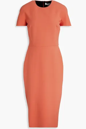 Victoria Beckham Crepe dress - Orange - UK 4