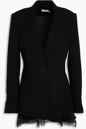 Simkhai Allie lace-trimmed cady blazer - - US 2