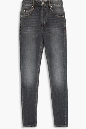Marant Etoile High-rise slim-leg jeans - Gray - FR 36