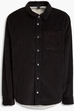 James Perse Cotton and wool-blend corduroy jacket - Gray - 5