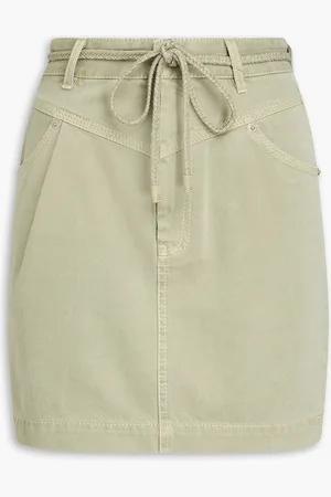 ZIMMERMANN Denim mini skirt - Green - 00