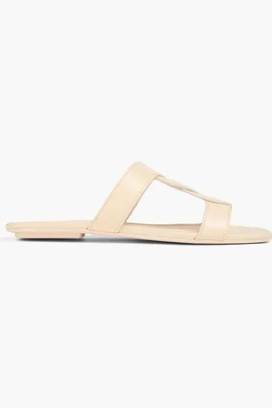 Stuart Weitzman Ibiza twisted leather slides - - EU 40