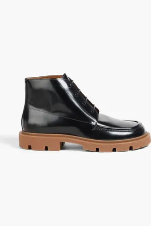 Maison Margiela Ivy glossed-leather boots - - EU 39