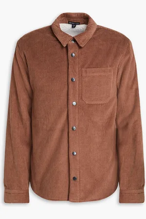 James Perse Cotton and wool-blend corduroy jacket - Brown - 3