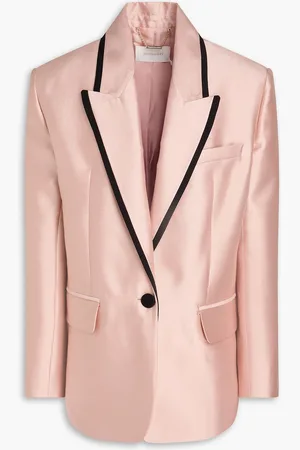 ZIMMERMANN Wool and silk-blend blazer - Pink - 00