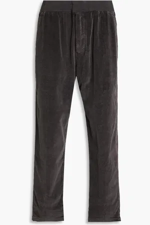 James Perse Stretch-cotton corduroy chinos - Gray - 4