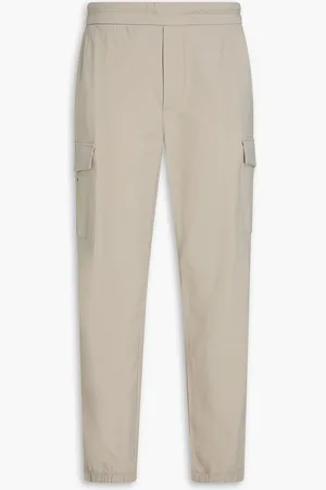 James Perse Performance tapered cotton-blend cargo pants - Neutral - 5