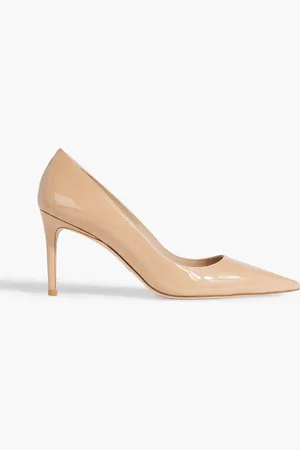 Stuart Weitzman Stuart 85 patent-leather pumps - Neutral - EU 40.5