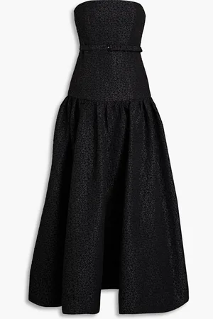 Nicholas Strapless floral-jacquard maxi dress - - US 12