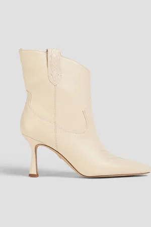Sam Edelman Moe leather ankle boots - White - US 6