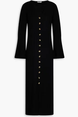 By Malene Birger Colea ribbed wool midi dress - - XL