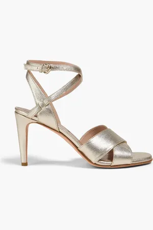 RED(V) Metallic leather sandals - Metallic - EU 36