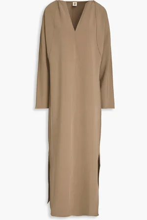 By Malene Birger Estel woven midi dress - Neutral - DE 34