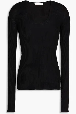 By Malene Birger Rinah ribbed wool top - - XL