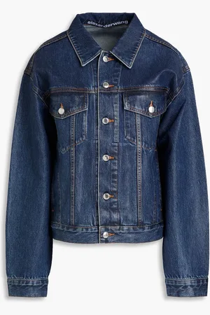 Alexander Wang Embossed denim jacket - Blue - S