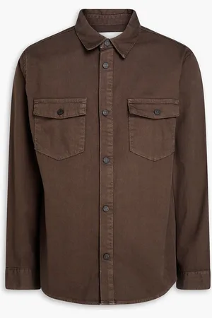 Frame Cotton shirt - Brown - XL