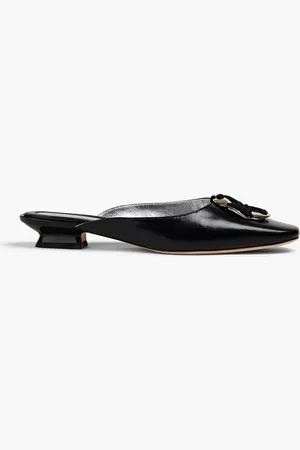 Tory Burch Patos embellished leather mules - - US 5.5