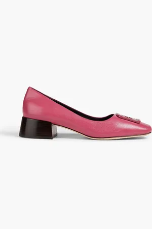 Tory Burch Georgia embellished leather pumps - Pink - US 6.5