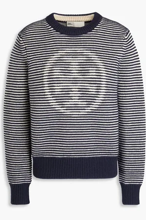 Tory Burch Striped wool sweater - Blue - M