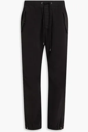 James Perse Tapered stretch-cotton and Lyocell-blend sweatpants - - 5