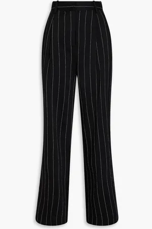 Loulou Studio Enyo pinstriped twill straight-leg pants - - L
