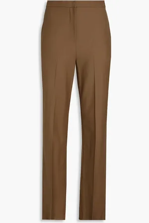 Loulou Studio Maia wool-twill straight-leg pants - Brown - S