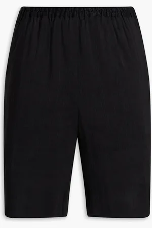 Loulou Studio Andra linen and silk-blend shorts - - M