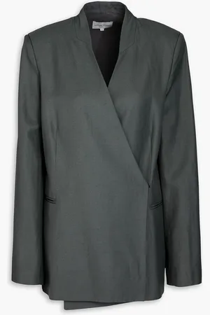 Loulou Studio Lahari crepe blazer - Gray - XS