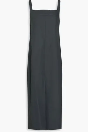 Loulou Studio Makeen cotton-poplin midi dress - Gray - XS
