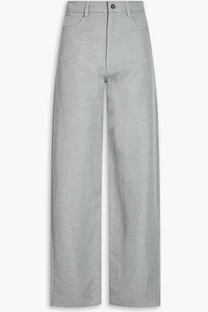 Loulou Studio Peran slub woven straight-leg pants - - XS