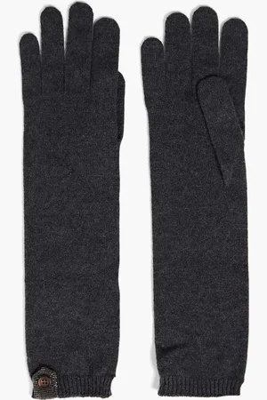 Brunello Cucinelli Cashmere gloves - Gray - L