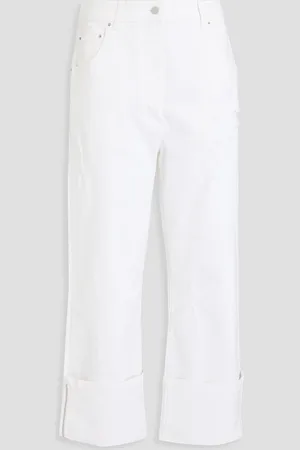 Fabiana Filippi Cropped high-rise straight-leg jeans - - IT 42