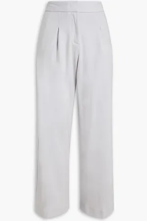Fabiana Filippi Wool-blend straight-leg pants - Gray - IT 38