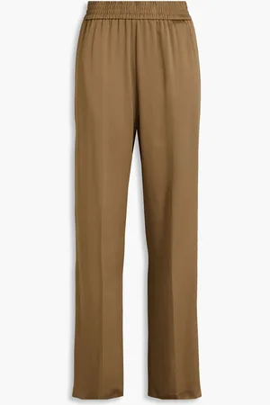 Fabiana Filippi Satin straight-leg pants - Green - IT 46