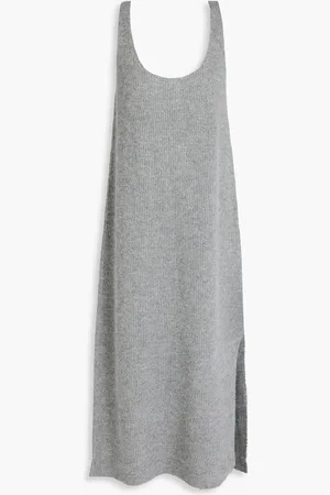 Fabiana Filippi Ribbed wool and silk-blend midi dress - - IT 40
