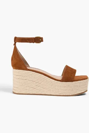VERONICA BEARD Gianna suede espadrille wedge sandals - - US 8
