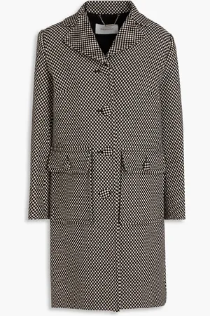 ZIMMERMANN Gingham cotton-blend tweed coat - - 1