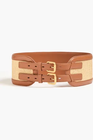 ZIMMERMANN Raffia waist belt - Brown - S/M