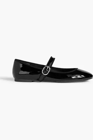 Stuart Weitzman Alice patent-leather Mary Jane flats - - EU 39