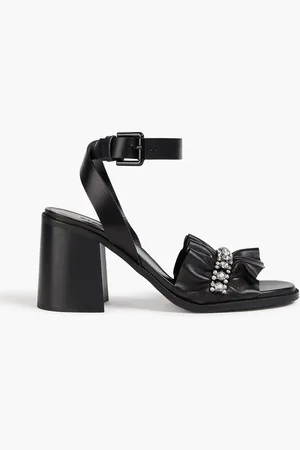 See by Chloé Mollie crystal-embellished leather sandals - - EU 37